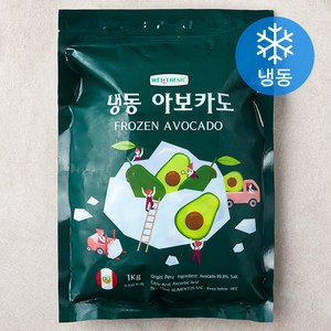 웰프레쉬 페루산 아보카도 (냉동), 1개, 1kg