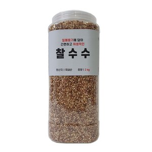 대한농산 통에담은 찰수수, 2kg, 1개