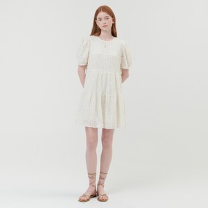 오앨 LACE PUFF DRESS