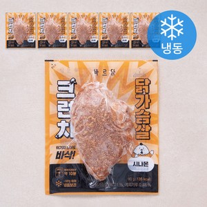 바르닭 크런치 닭가슴살 시나몬맛 (냉동), 90g, 6팩