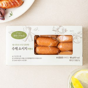 벚나무로 5시간 훈연한 수제 소시지 비엔나, 180g, 1개