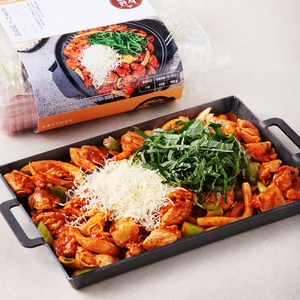 바른식 눈꽃치즈 닭갈비 2인분, 960g, 1개