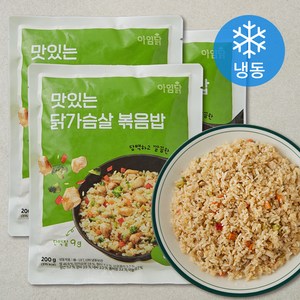 아임닭 맛있는 닭가슴살 볶음밥 야채 (냉동), 200g, 3개