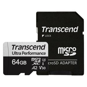 트랜센드 340S Ulta Pefomance 마이크로SD카드, 64GB, 1개