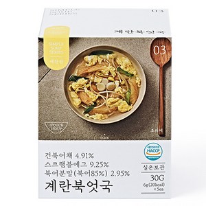 예찬원 계란북엇국, 30g, 1개