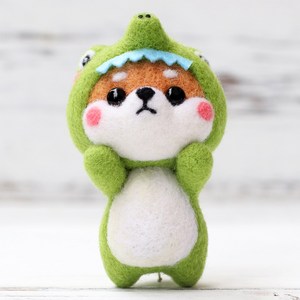 아트조이 DIY 양모펠트 키트, 1세트, 공룡 시바