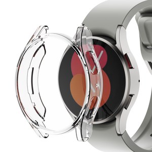 누아트 갤럭시워치 TPU 케이스 풀커버 액정보호 40mm 1개입, 투명, 1개