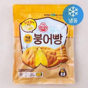 오뚜기 달콤함에 빠진 애플파이 붕어빵 (냉동), 520g, 1개