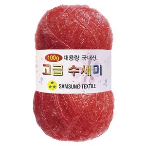 yana 대용량 고급 수세미 100g, 181 딸기코랄, 1개