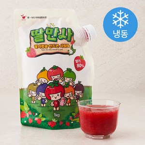 딸만사 딸기청을 만드는 사람들 딸기청 (냉동), 1kg, 1개