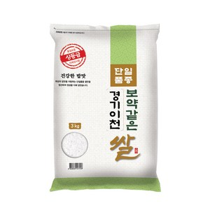 대한농산 2024년산 햅쌀 보약같은 경기 이천쌀, 3kg, 1개