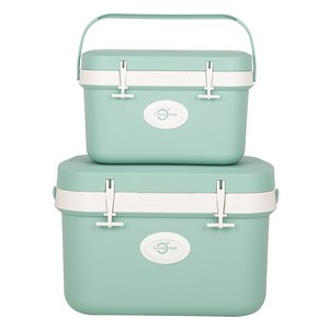 리빙오보제 캠핑 아이스박스 11L + 25L 세트, MINT