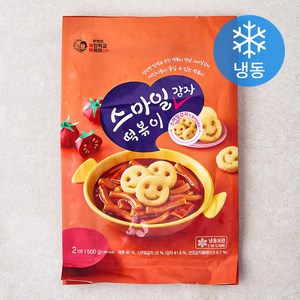 추억의국민학교떡볶이 스마일 감자 떡볶이 (냉동), 500g, 1개