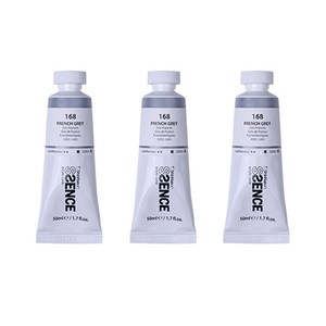 신한에쎈스 아크릴 컬러 물감 Tube A 시리즈 프렌치 그레이 3p, 1색, 50ml