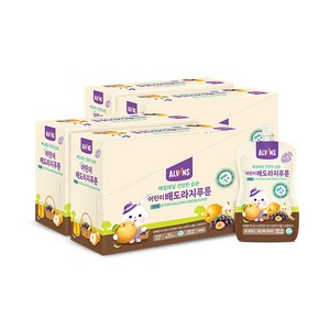 엘빈즈 매일매일 건강한습관 배도라지푸룬 100ml 10p, 1L, 4개