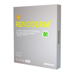 RENODERM 레노덤 센텔라트리트먼트 UV프로텍션 재생밴드 10p, 10 x 10 cm, 10개