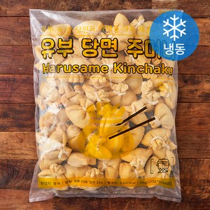 지엔씨푸드 유부 당면 주머니 (냉동), 1kg, 1개