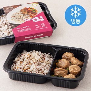 건강한끼 퀴노아밥 & 미트볼 도시락 (냉동), 250g, 1개