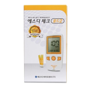 SD바이오센서 에스디 체크 골드2 혈당측정기, 1개, SD CHECK GOLD 2 Blood Glucose Monitoring System(01GC22)