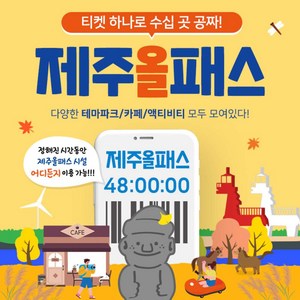 ★골드박스/한정수량★ 제주올패스 24시간 이용권 <201372>