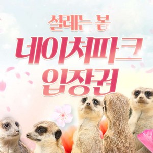 [대구] (골드박스) 대구 네이처파크 설레는 봄 이용권 특가