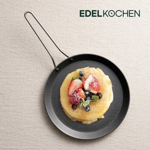 에델코첸 [에델코첸] 통3중 팬케이크팬 프라이팬 28cm (그레이마블 논스틱), 1개