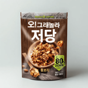 마켓오네이처 오 그래놀라 맛있는 저당 시리얼, 360g, 1개