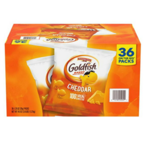 페퍼리지팜 골드 피시 체다 크래커 36개입x35g Peppeidge Fam Goldfish Chedda Cackes 36ct, 35g, 1개