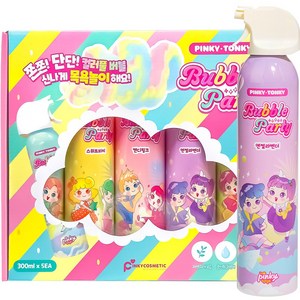 핑크공주 핑키통키 버블파티 올인원 클렌저, 300ml, 5개