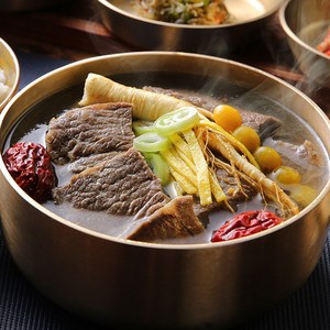 [사리원] 뼈 없는 갈비탕, 600g, 2개