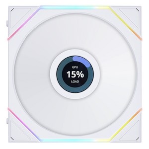 리안리 UNI FAN TL LCD 140 리버스 (WHITE), 1개