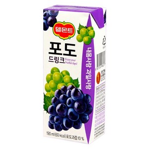 델몬트 포도 드링크 190ml, 32개