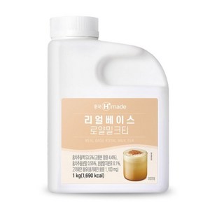 흥국F&B 맘스 리얼베이스 로얄 밀크티, 1kg, 1개입, 1개