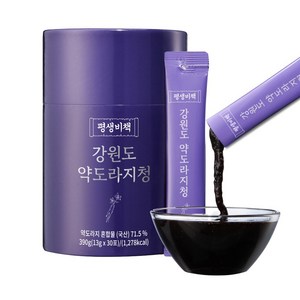 평생비책 강원도 약도라지청 100% 약도라지 무설탕, 1세트, 30개입, 13g