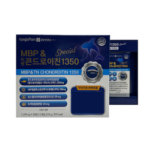 [약국제품]종근당 mbp 티엔 콘드로이친 1350 관절 연골 보스웰리아 상어연골 3개월분 리뉴얼버전, 180정, 1개