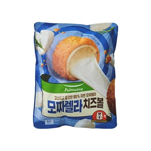 풀무원 고소하고 쫄깃한 모짜렐라가 듬뿍 100% 자연모짜렐라 치즈볼, 720g, 4개