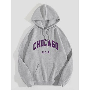 CHICAGO 시카고 기모 후드티