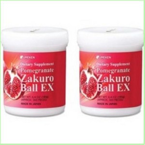 우메켄 석류 2병(720정) 관세포함 우메켄 석류 UMEKEN Pomeganate Zakuo Ball EX (360 balls) 캐나다에서 직배송, 2개, 360정