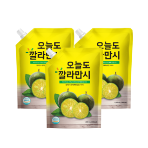 바로푸드 오늘도 깔라만시, 1L, 3개