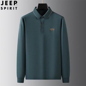 JEEP SPIRIT 지프 스피릿 남성 긴팔티 긴팔 엘 칼라 셔츠 남자 긴팔 내부 라이닝베이스 캐주얼 하이 칼라 남자 긴팔티 38189