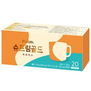 맥심 슈프림 골드 커피믹스, 13.5g, 20개입, 1개