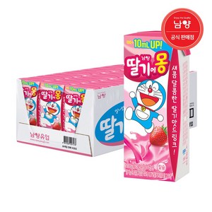 초코에몽 딸기에몽, 190ml, 24개