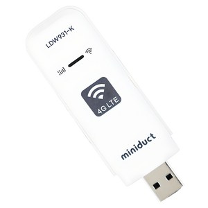 미니덕트 LTE 라우터 휴대용 무선 유심 와이파이 공유기, LDW931-K, 1개
