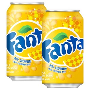 코카콜라 환타파인애플 (355ml x 24캔), 355ml, 24개