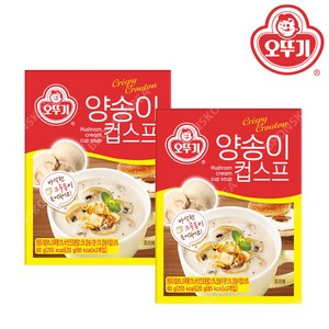 오뚜기 양송이 컵스프 60g(20gX3개) X 2개/ 오뚜기스프 간편식, 2개, 60g