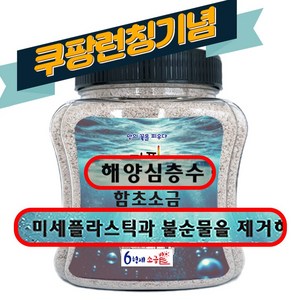 6형제 소금 미세플라스틱 불순물 제거 해양심층수 함초소금, 1개, 900g