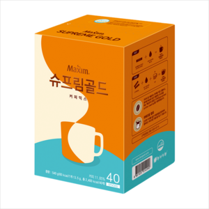 맥심 슈프림 골드 커피믹스, 13.5g, 40개입, 1개