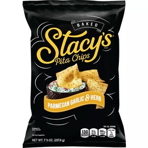 [미국직배송]스테이시 파마잔 갈릭 앤 허브 피타 칩 207.8g Stacy's Pamesan Galic Pita Chips, 207.9g, 1개