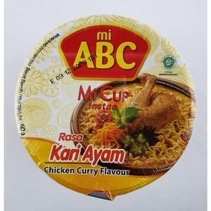 킹푸드 에이비씨 미컵 인스턴트 라사 카리아얌 치킨커리향60g King Food ABC MeCup Instant Lasa Caiyam Chicken Cuy Scent 60g, 1개