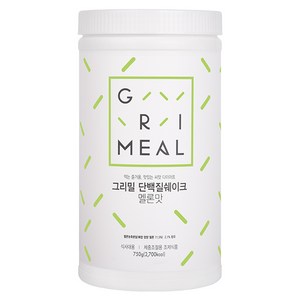 그리밀 단백질쉐이크 멜론맛, 750g, 1개